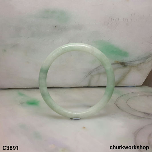Small light green jade bangle
