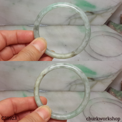 Light bluish green jade bangle