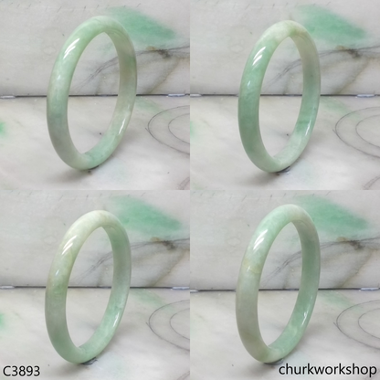 Light green base with green jade bangle