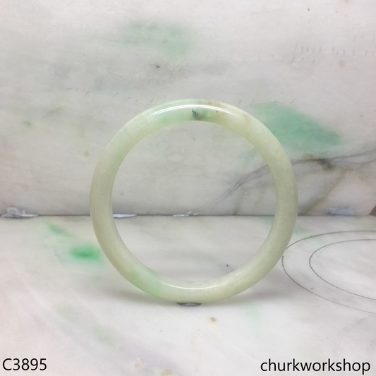 Light green jade bangle
