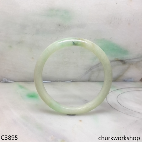 Light green jade bangle