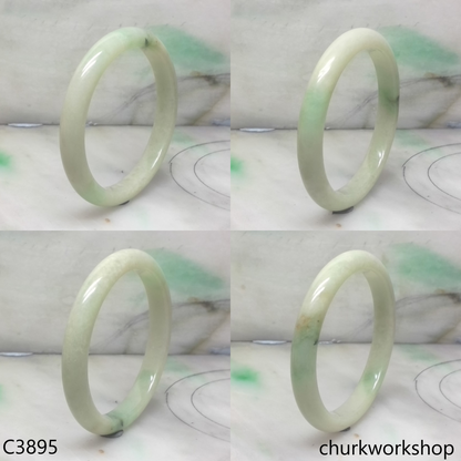 Light green jade bangle