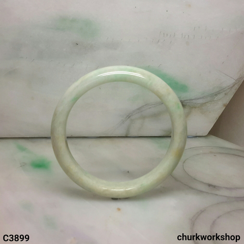Light green jade bangle