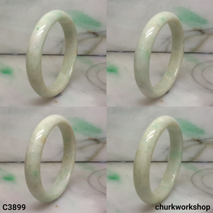 Light green jade bangle