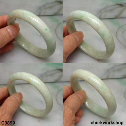 Light green jade bangle