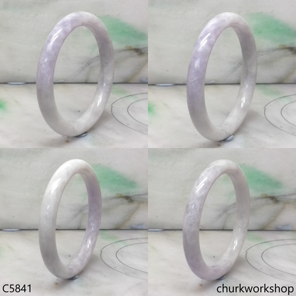 Lavender jade bangle
