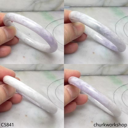 Lavender jade bangle