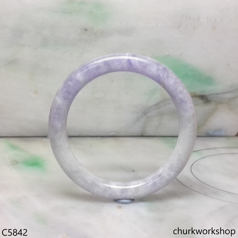 Lavender jade bangle