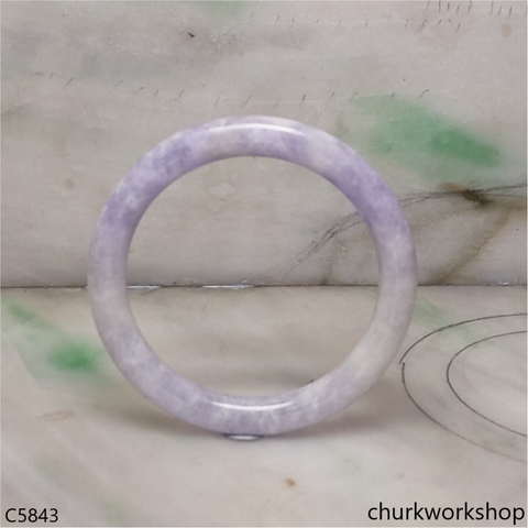 Lavender jade bangle
