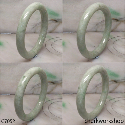 Light green jade bangle