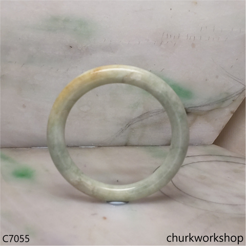 Light green jade bangle