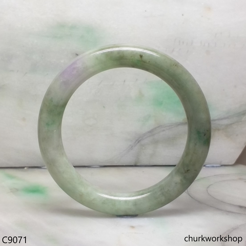 Bluish green  jade bangle