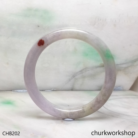 Lavender jade bangle