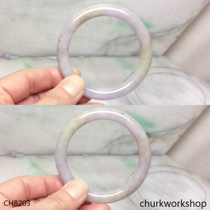 Lavender jade bangle