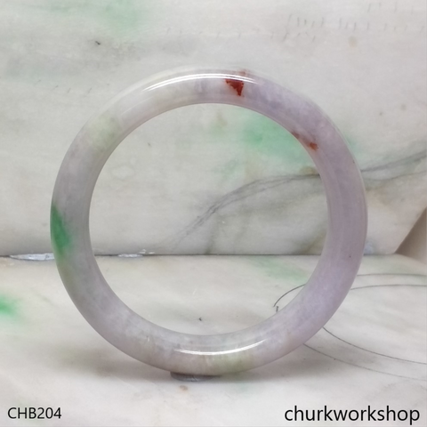 Lavender jade bangle
