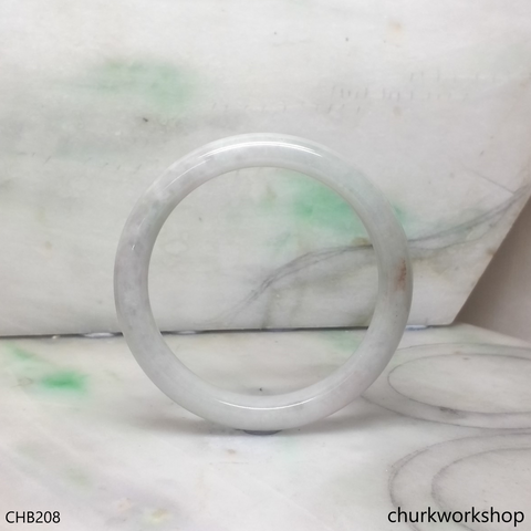 Light green mix pale lavender jade bangle