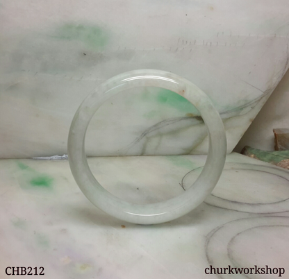 Pale green  jade bangle