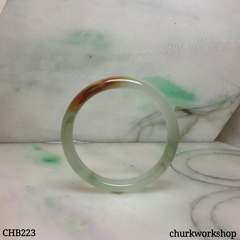 Small light green jade bangle