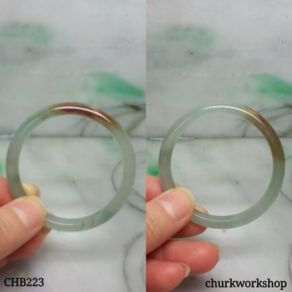 Small light green jade bangle