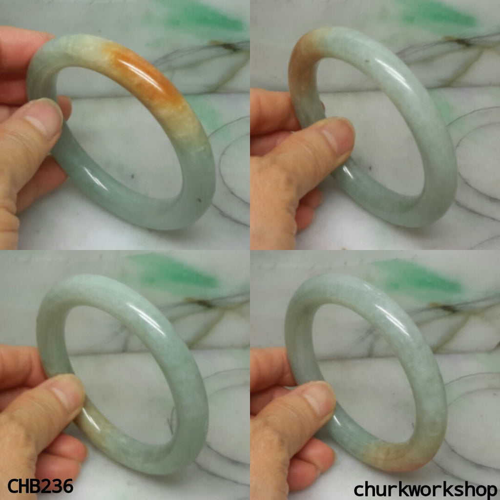 Orange jade bangle deals