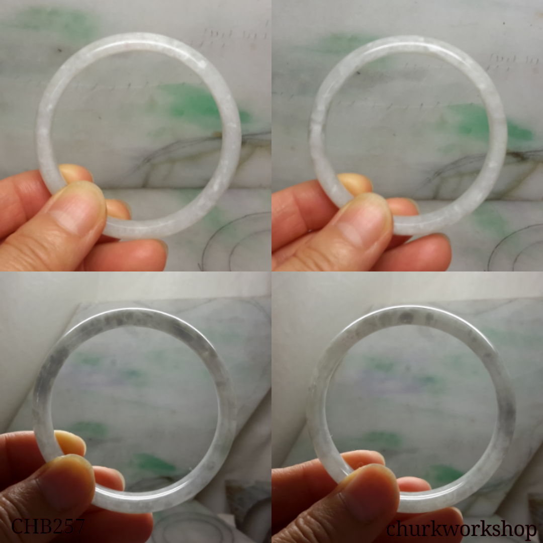 Small white jade bangle