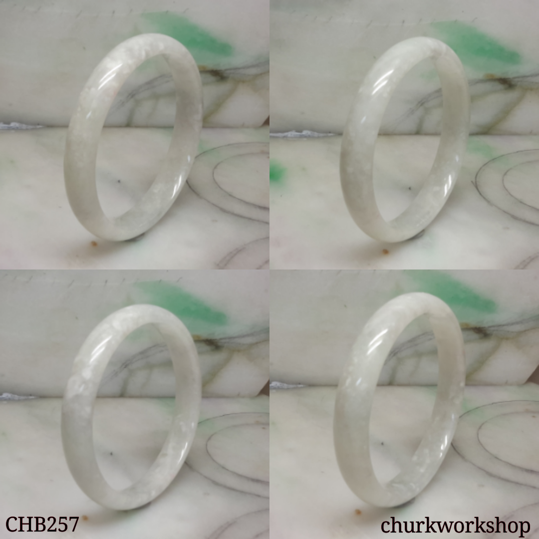 Small white jade bangle