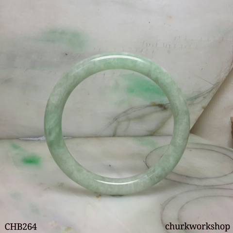 Large green jade bangle