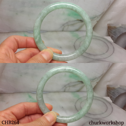 Large green jade bangle