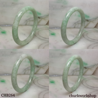 Large green jade bangle