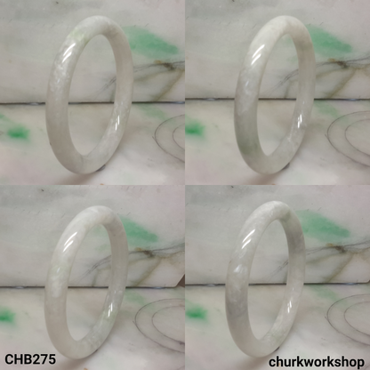 Pale lavender jade bangle