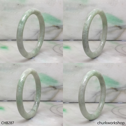 Light green jade bangle
