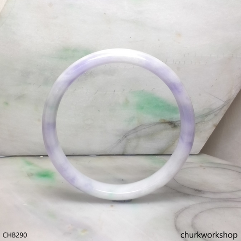 Extra large lavender jade bangle Churk Work Shop