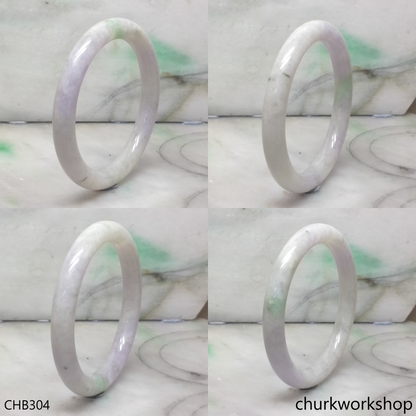 Lavender jade bangle