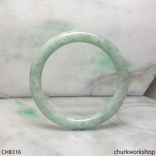 Reserved for Lai-oy   Large green jade bangle