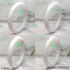 Reserved to Sherry    Large white jade bangle