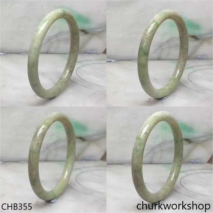 Light green base with green jade bangle