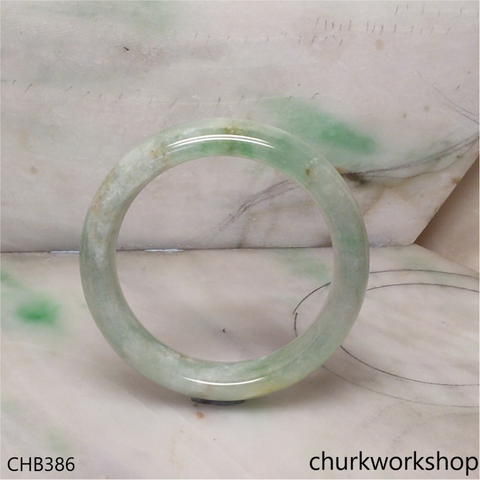 Light green jade bangle