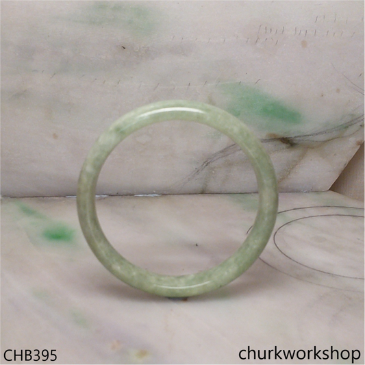 Light green jade bangle