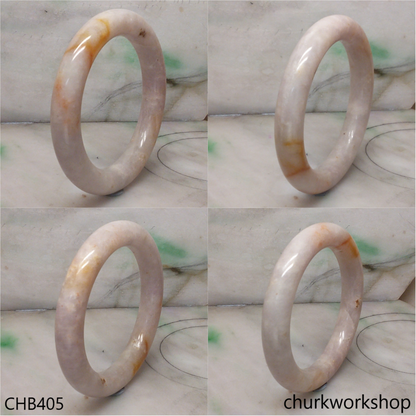 Lavender jade bangle