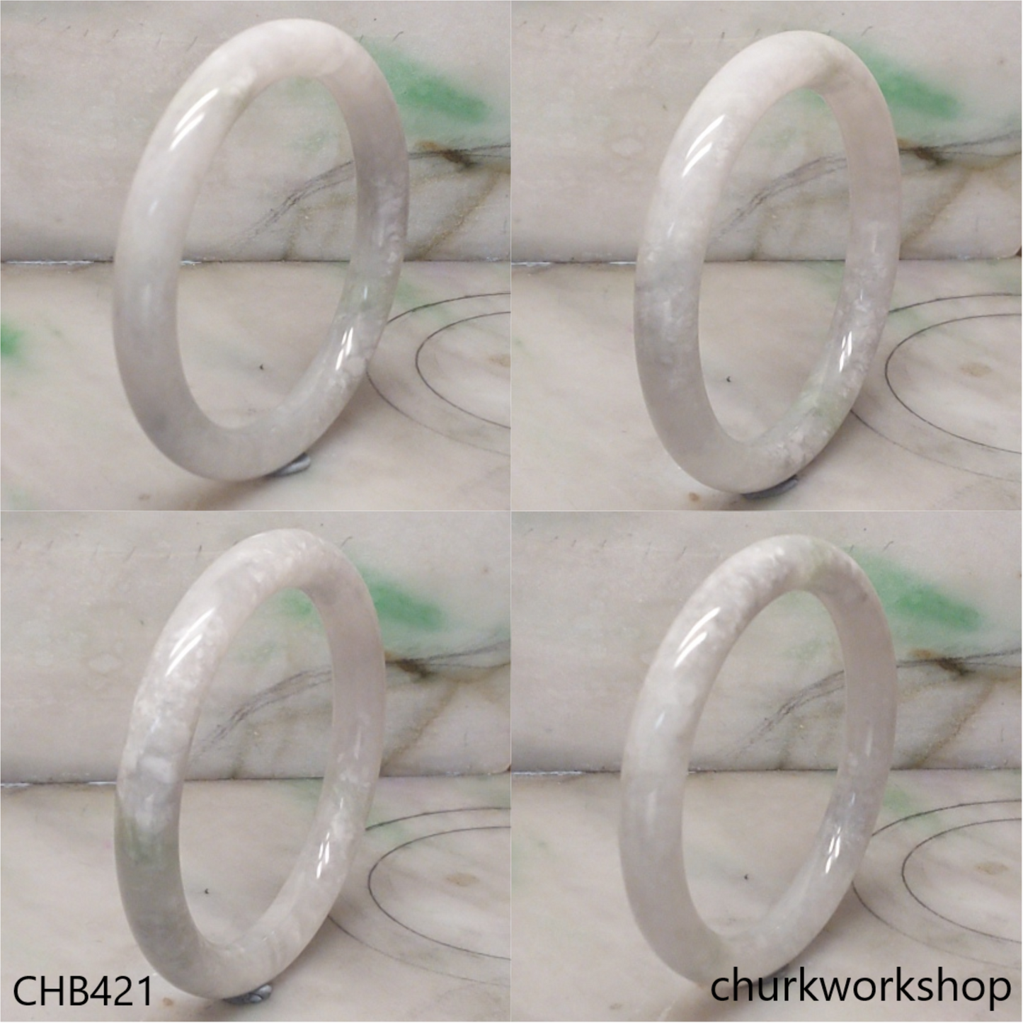 White jade bangle
