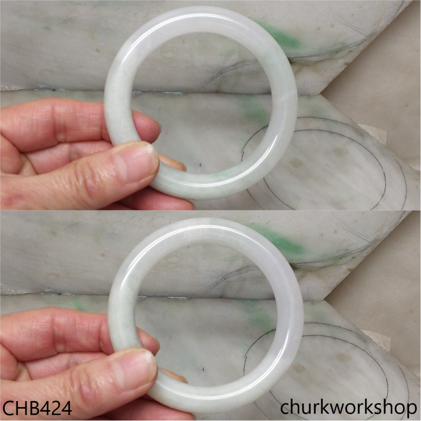 White jade bangle