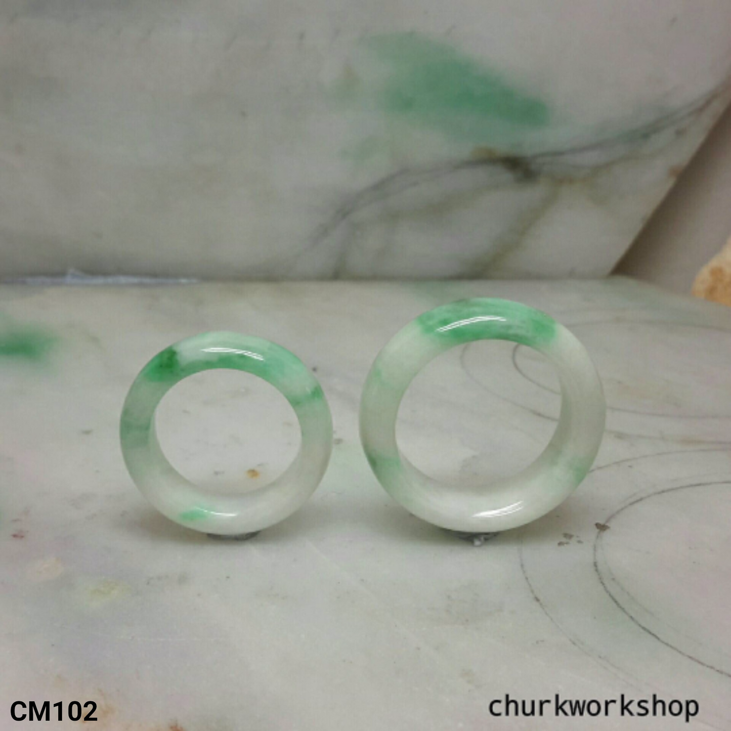 Reserved for Katelyn Custom made jade band set