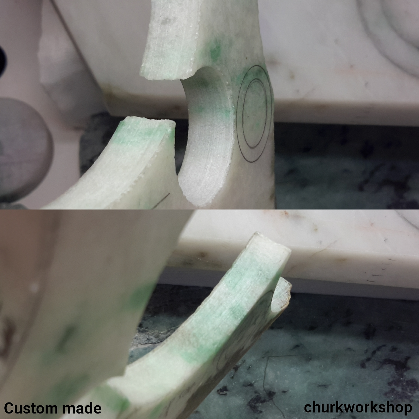 Reserved for Katelyn Custom made jade band set