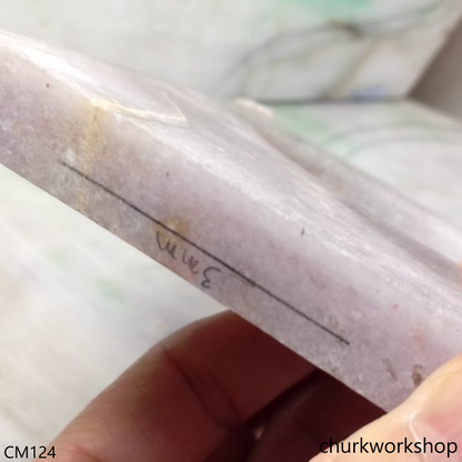 Custom cut jade band