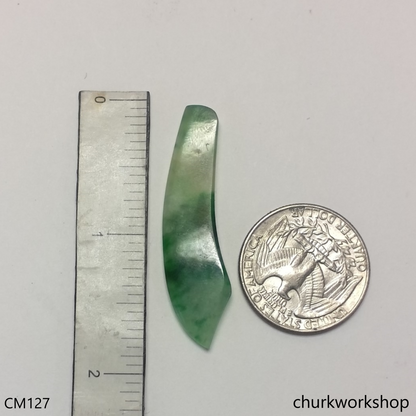 Dragon blade jade pendant