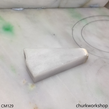 Reserved for TongLing   Custom made white jade band