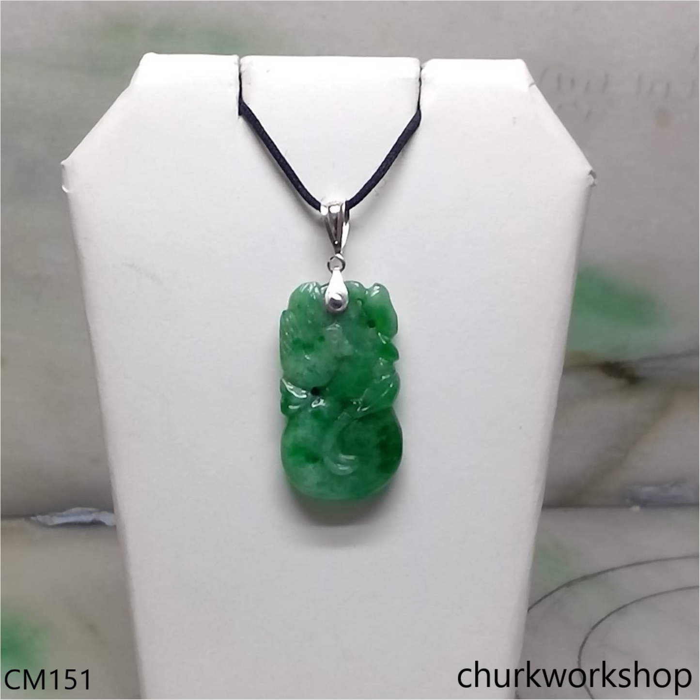 Custom jade pendant