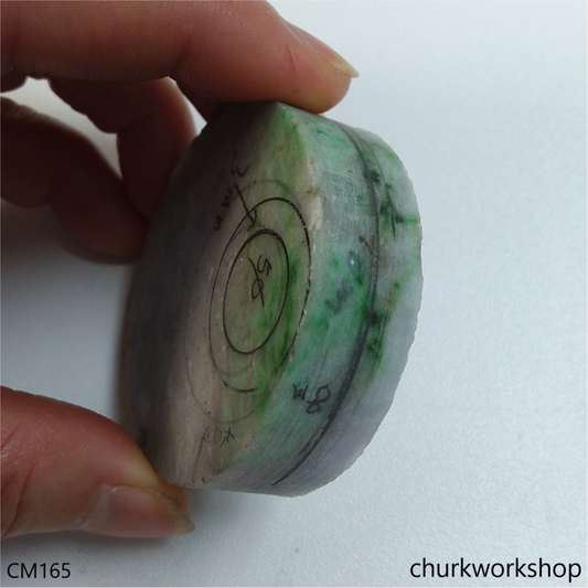 Custom cut unisex jade band