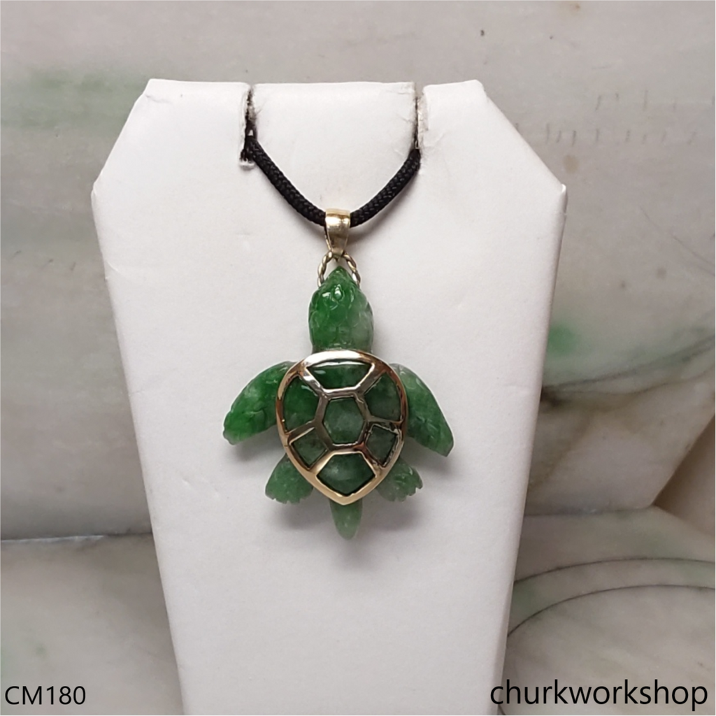 Jade turtle pendant deals