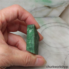 Custom made green jade turtle pendant